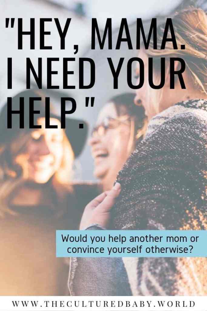 group of moms standing together | the cultured baby