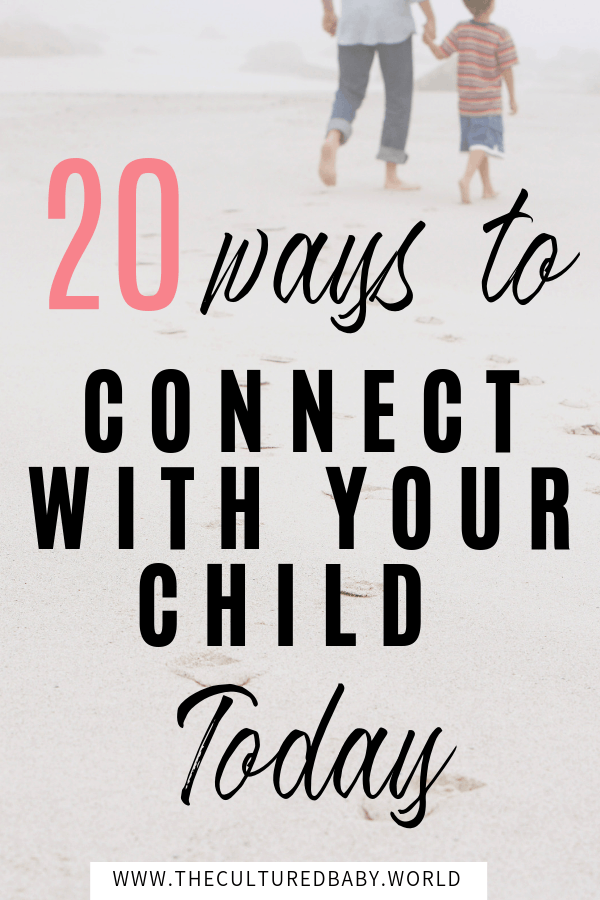 father and son walking on the beach | 20 ways to connect with your child 